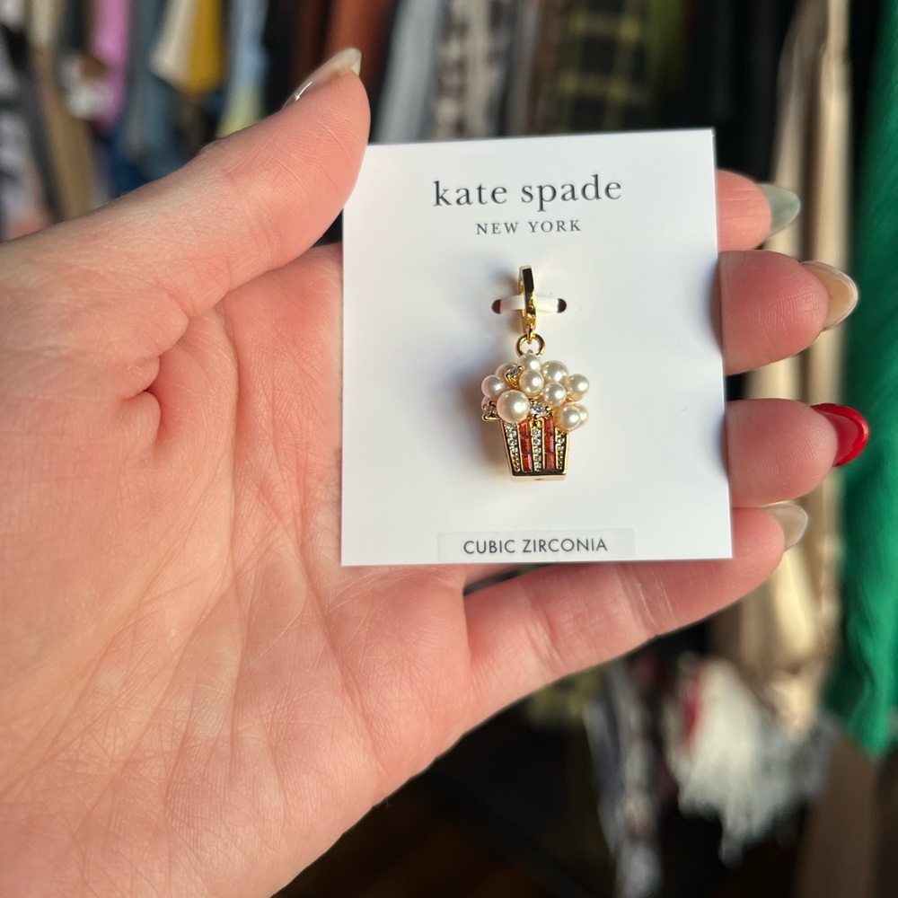 NEW Kate Spade One In A Million Popcorn Charm - Picture 10 of 10
